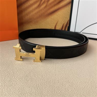 HERMES   2025新款時尚皮帶   3.5CM