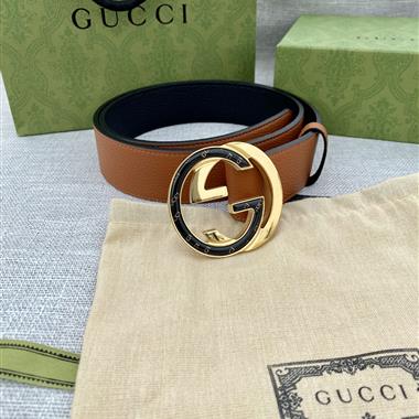 GUCCI   2025新款時尚皮帶  3.8CM