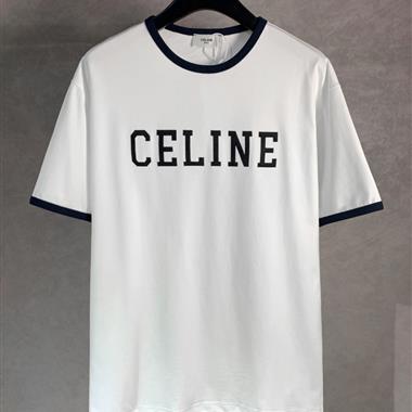 CELINE   2025夏季新款短袖T恤  尺寸偏大