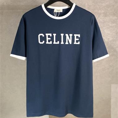 CELINE   2025夏季新款短袖T恤  尺寸偏大