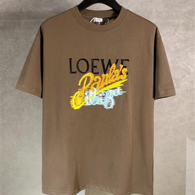 LOEWE    2025夏季新款短袖T恤  尺寸偏大