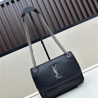 YSL  2025新款女生時尚包包  尺寸：22*16.5*12CM