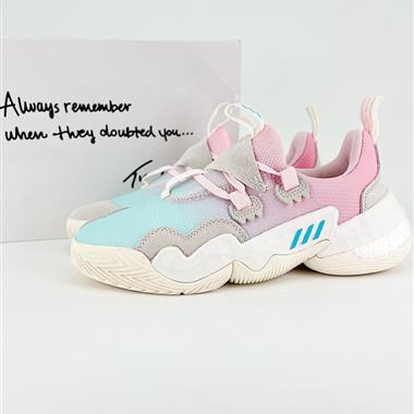 Adidas Trae Young 1"Cotton Candy"特雷楊壹代低幫實戰籃球鞋
