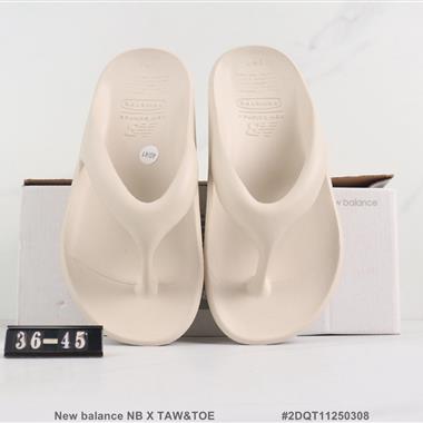New balance NB X TAW&TOE聯名沙灘休閑涼拖人字拖