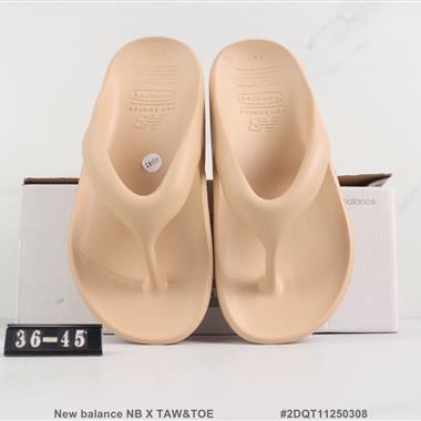 New balance NB X TAW&TOE聯名沙灘休閑涼拖人字拖