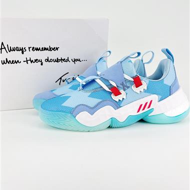 Adidas Trae Young 1"Cotton Candy"特雷楊壹代低幫實戰籃球鞋