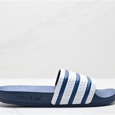 Adidas originals Adilette 運動舒適 橡膠底壹字拖鞋