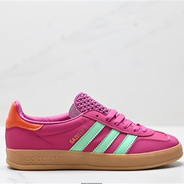 Adidas Originals Gazelle INdoor 三葉草休閑防滑耐磨低幫板鞋