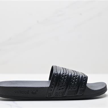 Adidas originals Adilette 運動舒適 橡膠底壹字拖鞋