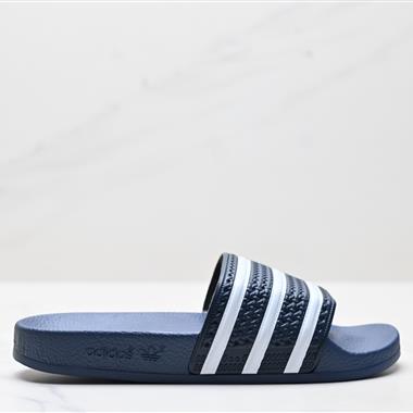 Adidas originals Adilette 運動舒適 橡膠底壹字拖鞋
