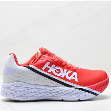 HOKA ONE ONEU ROCKET X 蟬翼鞋面透氣跑步鞋
