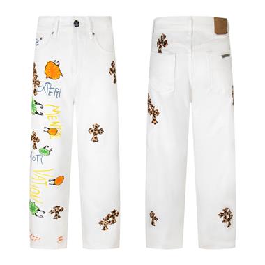 Chrome Hearts  2025夏季新款休閒牛仔褲