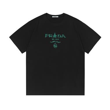 PRADA  2025夏季新款短袖T恤 尺寸偏大