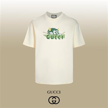 GUCCI   2025夏季新款短袖T恤 尺寸偏大