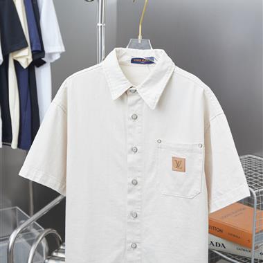 LouisVuitton   2025夏季新款短袖襯衫  尺寸偏大
