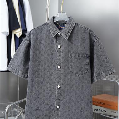 LouisVuitton   2025夏季新款短袖襯衫  尺寸偏大