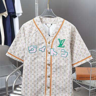 LouisVuitton   2025夏季新款短袖襯衫  尺寸偏大