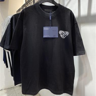 PRADA   2025夏季新款短袖T恤  尺寸偏大
