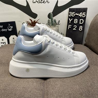 Alexander McQueen Oversized Sneakers 低幫時裝厚底休閑運動小白板鞋