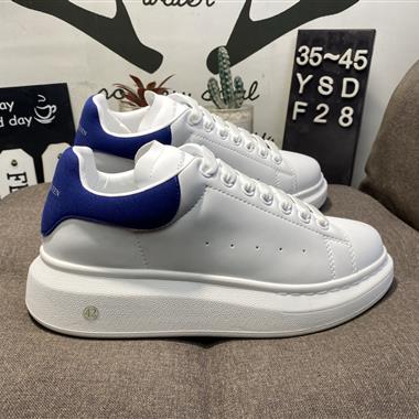 Alexander McQueen Oversized Sneakers 低幫時裝厚底休閑運動小白板鞋