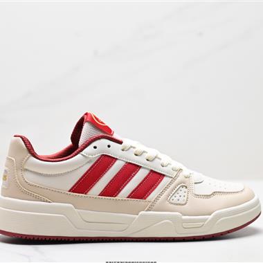 Adidas LITE BALLER 織物合成革 舒適百搭 平衡透氣低幫 板鞋