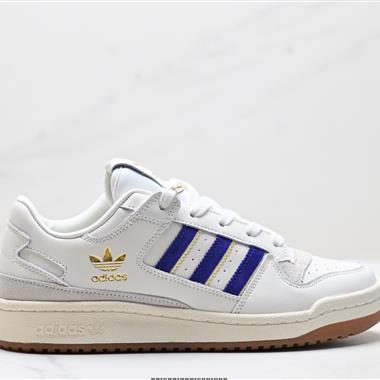 Adidas Forum LOW CL三葉草低邦 經典魔術貼復古板鞋
