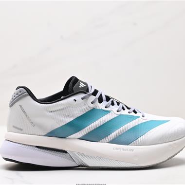 Adidas adizero BOSTON 13 透氣網眼競速跑鞋