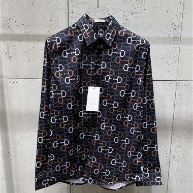 GUCCI   2025夏季新款長袖襯衫