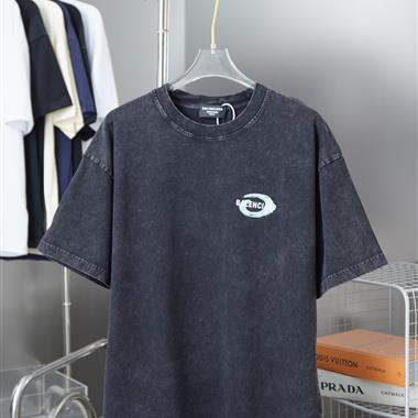 Balenciaga   2025夏季新款短袖T恤  尺寸偏大