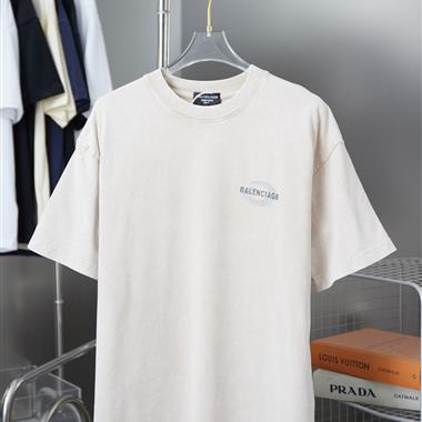 Balenciaga   2025夏季新款短袖T恤  尺寸偏大