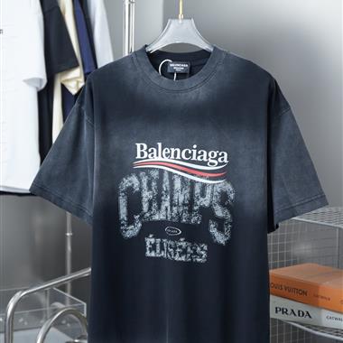 Balenciaga   2025夏季新款短袖T恤  尺寸偏大