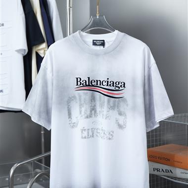 Balenciaga   2025夏季新款短袖T恤  尺寸偏大