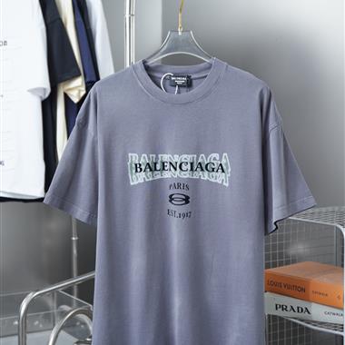 Balenciaga   2025夏季新款短袖T恤  尺寸偏大