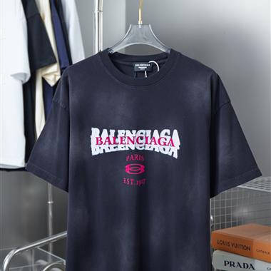 Balenciaga   2025夏季新款短袖T恤  尺寸偏大