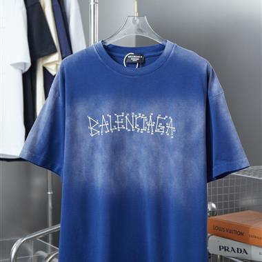 Balenciaga   2025夏季新款短袖T恤  尺寸偏大