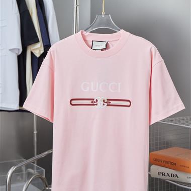 GUCCI   2025夏季新款短袖T恤  尺寸偏大