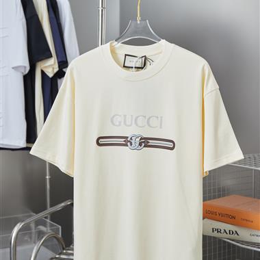 GUCCI   2025夏季新款短袖T恤  尺寸偏大