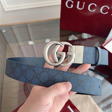 GUCCI   2025新款時尚皮帶 3.7CM