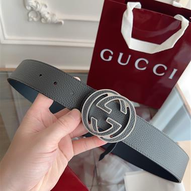 GUCCI   2025新款時尚皮帶  4.0CM