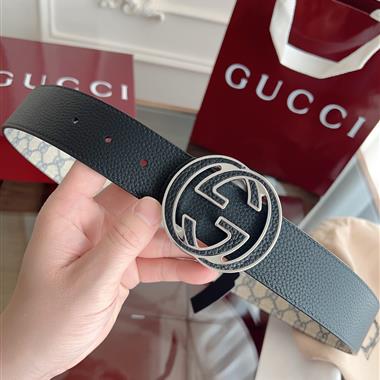 GUCCI   2025新款時尚皮帶  4.0CM