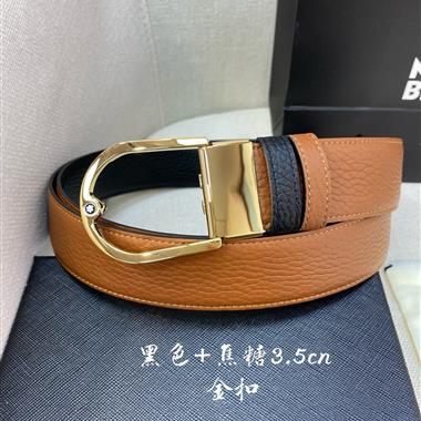 Montblanc   2025新款時尚皮帶  3.5CM