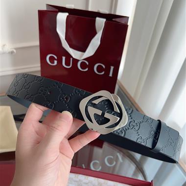 GUCCI   2025新款時尚皮帶   4.0CM