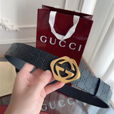 GUCCI   2025新款時尚皮帶   4.0CM