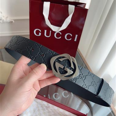 GUCCI   2025新款時尚皮帶   4.0CM