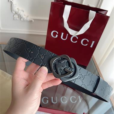 GUCCI   2025新款時尚皮帶   4.0CM