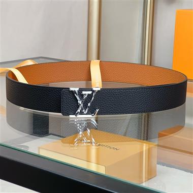 LOUIS VUITTON  2025新款時尚皮帶   4.0CM