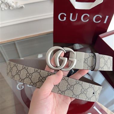 GUCCI   2025新款時尚皮帶 3.7CM