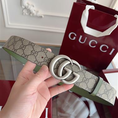GUCCI   2025新款時尚皮帶 3.7CM