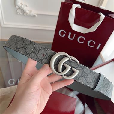 GUCCI   2025新款時尚皮帶 3.7CM