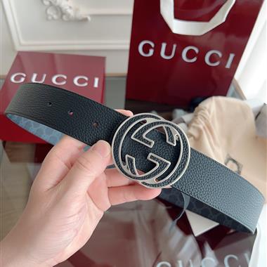 GUCCI   2025新款時尚皮帶  4.0CM